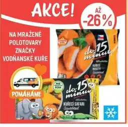 Globus Na mražené polotovary značky Vodňanské kuře nabídka