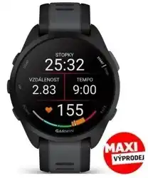 Datart Chytré hodinky Garmin Forerunner 165 - Black / Slate Gray (010-02863-20) nabídka