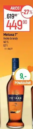 Globus Metaxa 7 nabídka