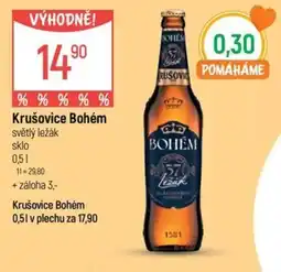 Globus Krušovice Bohém nabídka