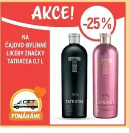 Globus Na čajovo-bylinné likéry značky tatratea nabídka