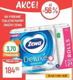 Globus Na vybrané toaletní papíry značky zewa nabídka
