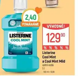 Globus Listerine Cool Mint a Cool Mint Mild ústní voda nabídka