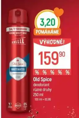Globus Old Spice deodorant nabídka