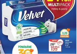 Globus Velvet toaletní papír nabídka