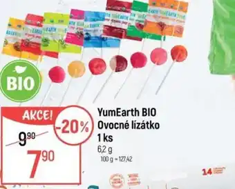 Globus YumEarth BIO Ovocné lízátko nabídka