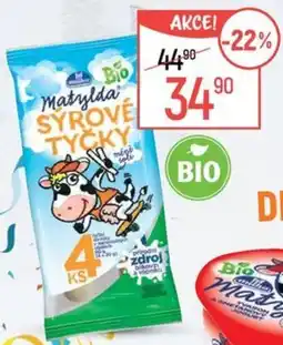 Globus Milko BIO Matylda Sýrové tyčky pařené nabídka