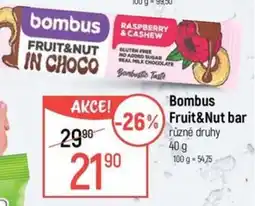 Globus Bombus Fruit&Nut bar nabídka
