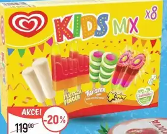 Globus Algida Kids Mix nabídka