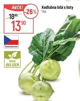 Globus Kedlubna bílá s listy nabídka