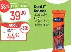 Globus Snack IT Kabanos nabídka