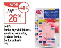 Globus Le&Co Šunka nejvyšší jakosti, Vinohradská šunka, Šunka od kosti nabídka