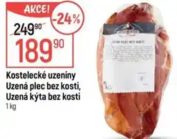Globus Kostelecké uzeniny Uzená plec bez kosti, Uzená kýta bez kosti nabídka