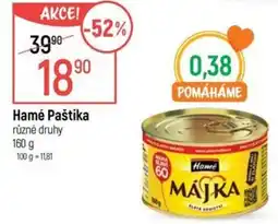 Globus Hamé Paštika nabídka
