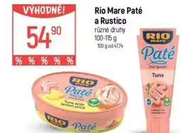 Globus Rio Mare Paté a Rustico nabídka