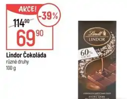 Globus Lindor Čokoláda nabídka