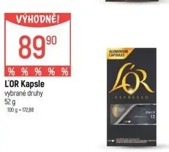 Globus L'OR Kapsle nabídka