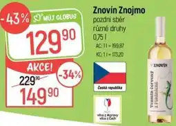 Globus Znovín Znojmo pozdní sběr nabídka