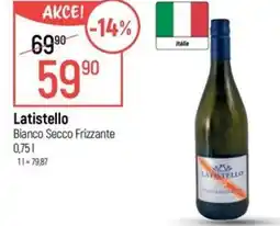 Globus Latistello Bianco Secco Frizzante nabídka