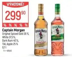 Globus Captain Morgan Original Spiced Gold 35% nabídka