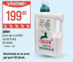 Globus Jelen prací gel a prášek nabídka