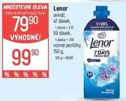 Globus Lenor aviváž nabídka