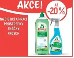 Globus Na čisticí a prací prostředky značky frosch nabídka