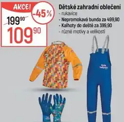 Globus Dětské zahradní oblečení nabídka