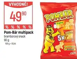 Globus Pom-Bär multipack bramborový snack nabídka