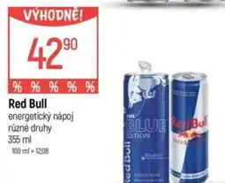 Globus Red Bull energetický nápoj nabídka
