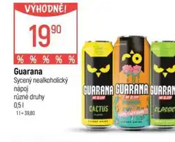 Globus Guarana Sycený nealkoholický nabídka