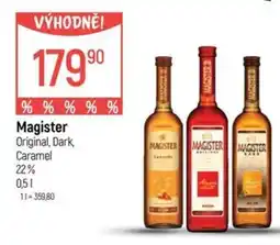 Globus Magister Original, Dark, Caramel 22% nabídka