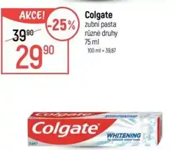 Globus Colgate zubní pasta nabídka