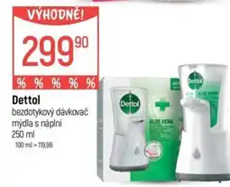 Globus Dettol bezdotykový dávkovač nabídka