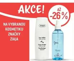 Globus Na vybranou kosmetiku značky ziaja nabídka