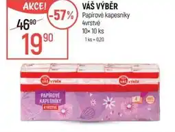 Globus Váš výběr papírové kapesníky nabídka