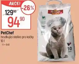 Globus PetChef hrudkující stelivo pro kočky nabídka