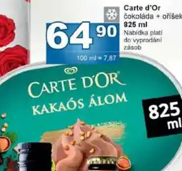 Jip Carte d'Or čokoláda + oříšek nabídka
