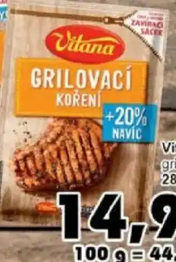 Jip Vitana koření grilovací nabídka