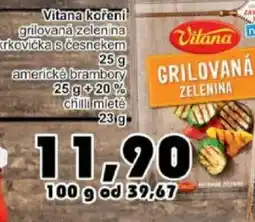 Jip Vitana koření grilovaná zelenina nabídka