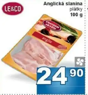 Jip Anglická slanina plátky nabídka