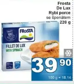 Jip Frosta De Lux Rybí porce se špenátem nabídka