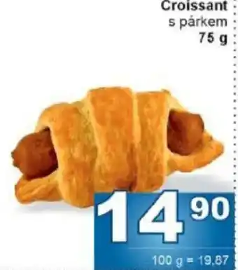 Jip Croissant s párkem nabídka