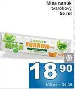 Jip Misa nanuk tvarohový nabídka