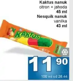 Jip Kaktus nanuk citron + jahoda nabídka