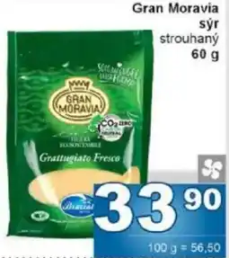 Jip Gran Moravia sýr strouhaný nabídka