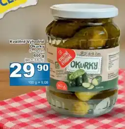 Jip Kvalitně Výhodně Okurky nabídka