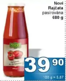 Jip Novi Rajčata pasírována nabídka