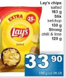Jip Lay's chips nabídka