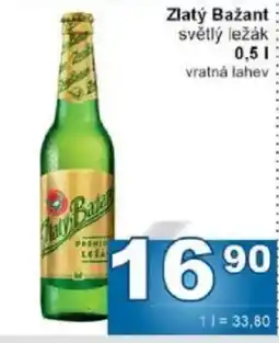 Jip Zlatý Bažant světlý ležák nabídka